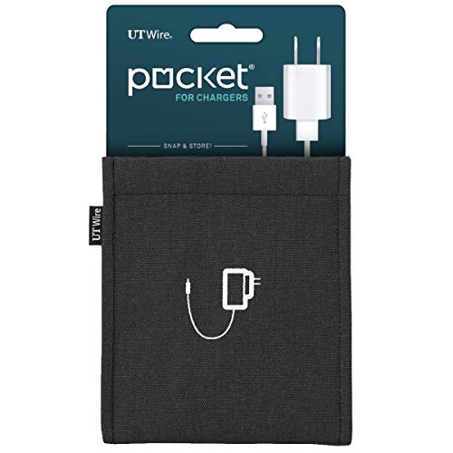 UT Wire UTW-PK02-BK Pocket Mobile Charger Case Pouch, Black
