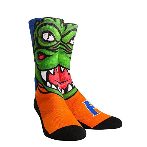 Rock'em Apparel NCAA Florida Gators Socks, Albert Mascot, Large/X-Large