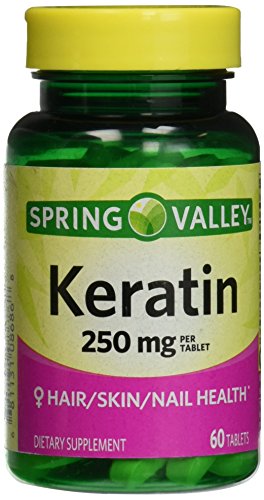 Spring Valley Keratin, 250 mg, 60 tabs