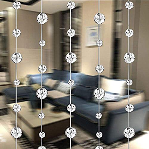 SKY CANDYBAR 10 Meters Glass Crystal Beads Curtain Window Door Curtain Passage Wedding Backdrop