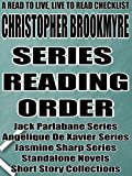 CHRISTOPHER BROOKMYRE: SERIES READING ORDER: A READ TO LIVE, LIVE TO READ CHECKLIST [Jack Parlabane Series,Angelique De Xavier Series,Jasmine Sharp Series]