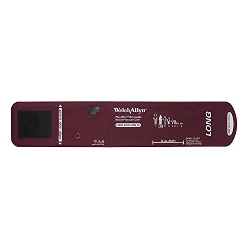 Welch Allyn REUSE-12L FlexiPort Reusable Blood Pressure Cuffs with No Tubes or Connector (Raw Cuff)â€”One each, Large Adult Long [size 12L]