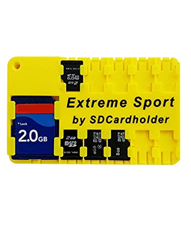 Extreme Sport - It Floats !!! Micro SD Card Case, Holder, Organizer Credit Card Size Storage Device Beware Chinese knock offs!!!