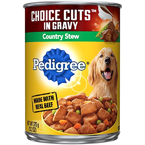 Pedigree Choice Cuts In Gravy Canned Wet Dog Food Country Stew, (12) 13.2 Oz. Cans