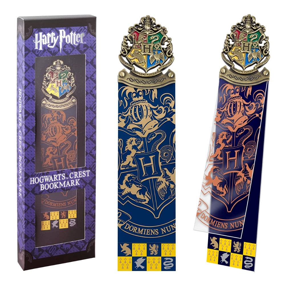Book Cover The Noble Collection Harry Potter Hogwarts Crest Bookmark