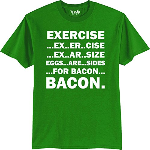 Trendy NYC Exercise Eggs are Sides for Bacon Funny T-Shirt