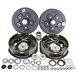 Southwest Wheel 3,500 lbs. Trailer Axle Self Adjusting Electric Brake Kit 5-4.5" Bolt Circle