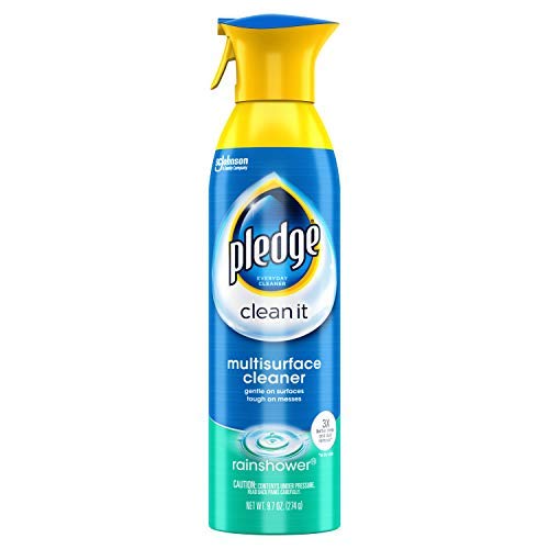 Pledge 72416 9.7-oz Rain shower scent Multi surPledge 72416 9.7-oz Rain shower scent Multi surface spray cleaner Pack of 3face spray cleaner Pack of 3