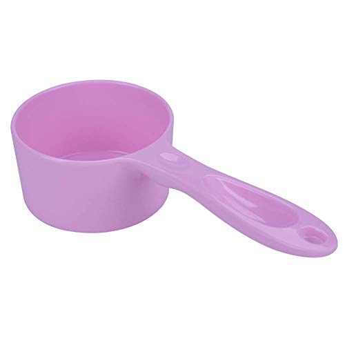 Book Cover SUPER DESIGN Sturdy Melamine Food Scoop for Dogs Cats Birds, Measuring Cup, Long Comfortable Handle, Half Cup