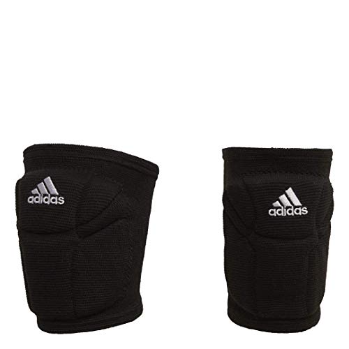Book Cover adidas Unisex-Adult Elite Knee Pad, Core Black/White, Small