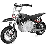 Razor MX400 Dirt Rocket Kids Ride On 24V Electric Toy Motocross Motorcycle Dirt Bike, Speed 14 MPH, for Kids Ages 13+ or 140 Pounds Max Weight, Black
