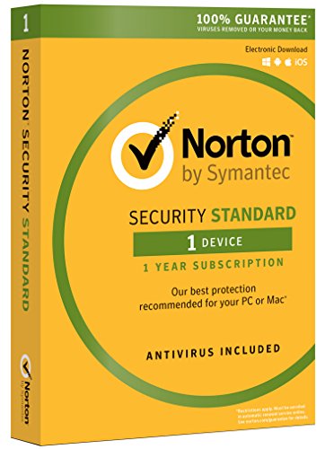 Book Cover Norton Security Standard - Antivirus software for 1 Device with Auto Renewal, Requires Payment Method - 1 Year Pre-Paid Subscription [PC/Mac/Mobile Download]