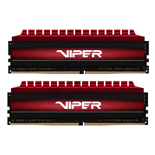 Book Cover Patriot Viper 4 16GB (2 x 8GB) DDR4 3000MHz C16 XMP 2.0 Performance Memory Kit - Black and Red - PV416G300C6K