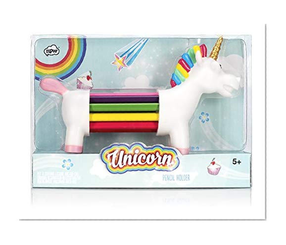 NPW Support à crayons en forme de licorne Couleurs assorties