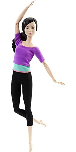 Barbie Made to Move Doll, Purple Top [Amazon Exclusive]
