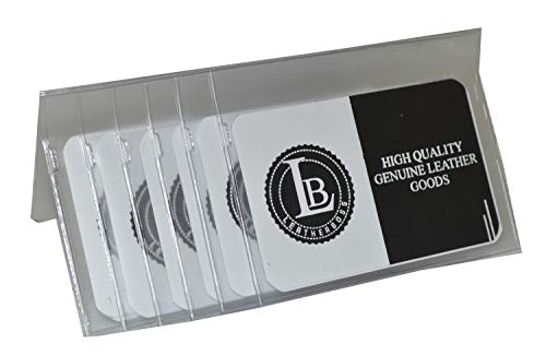 Plastic Secretary Inserts for Long Wallets- 6 Pages (Set of 2)