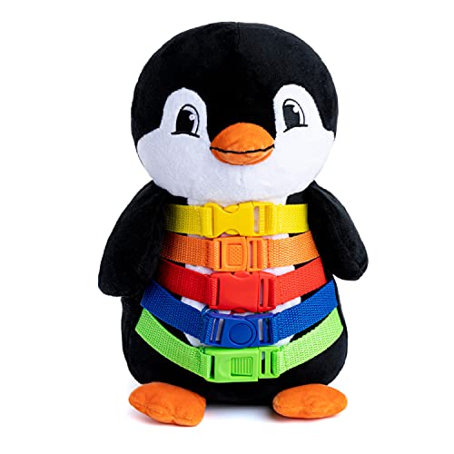 Buckle Toys - Blizzard Penguin - Learning Activity Toy - Develop Motor Skills and Problem Solving - Counting and Color Recognition