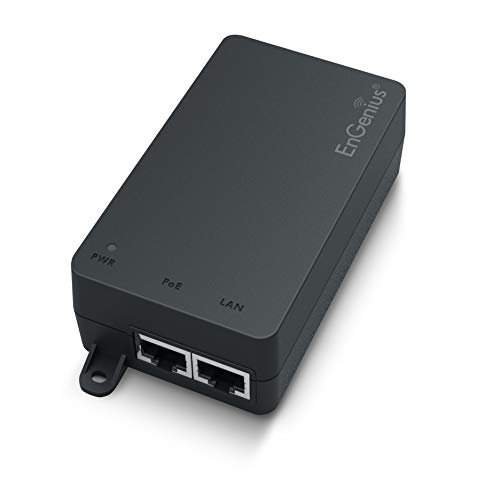 EnGenius Gigabit Power Over Ethernet PoE+ Injector | 30W | 802.3af/at | Plug & Play | Up to 100 Meters (328ft) | Single Port [EPA5006GAT]