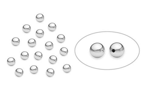 Book Cover 100 Pieces Sterling Silver Round Bead 4 mm