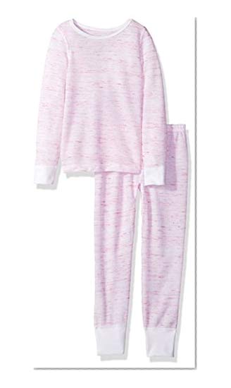 Fruit of the Loom Big Girls' Waffle Thermal Underwear Set