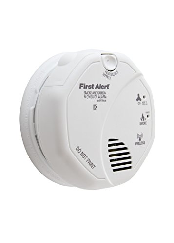 First Alert SCO500B Interconnected Wireless Battery Combination Smoke CO Voice