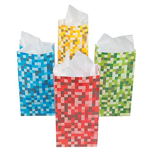 Book Cover Fun Express Set Of Paper Pi El Treat Bags And red, blue, yellow, green
