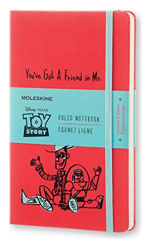 Book Cover Moleskine Toy Story Limited Edition Notebook, Large, Ruled, Geranium Red, Hard Cover (8051272893144)