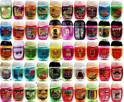 Bath and Body Works Pocketbac Hand Sanitizer Grab Bag Bundle pack of (10) Anti-Bacterial Hand Gels by Bath & Body Works