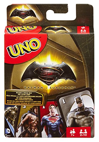 Mattel Games UNO Batman v. Superman Edition Card Game