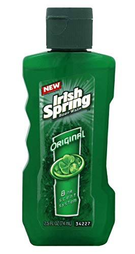 Irish Spring Original Body Wash 24 Hour Fresh 2.5 Oz Travel Size (Pack Of 3)