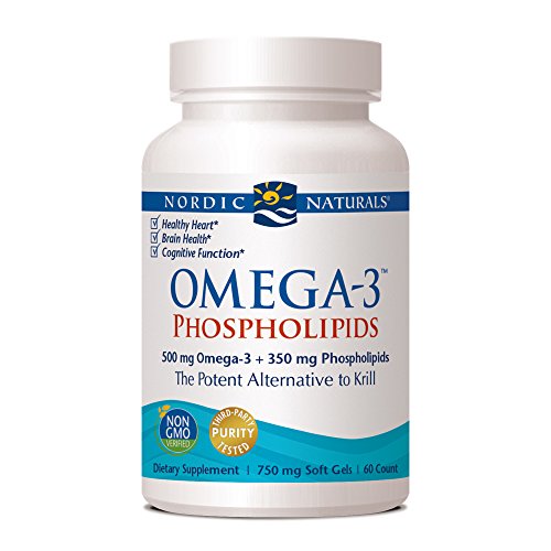 Book Cover Nordic Naturals - Omega-3 Phospholipids, The Potent Alternative to Krill, 60 Soft Gels (FFP)