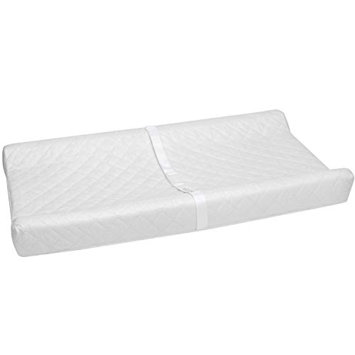 Big Oshi Contoured Baby Changing Pad - Waterproof Cover for Easy Wipe-Clean Cleaning - Changing Table Pad is Great for Babies, Newborns or Toddlers - Comfortable Foam, 32 x 16 Inch