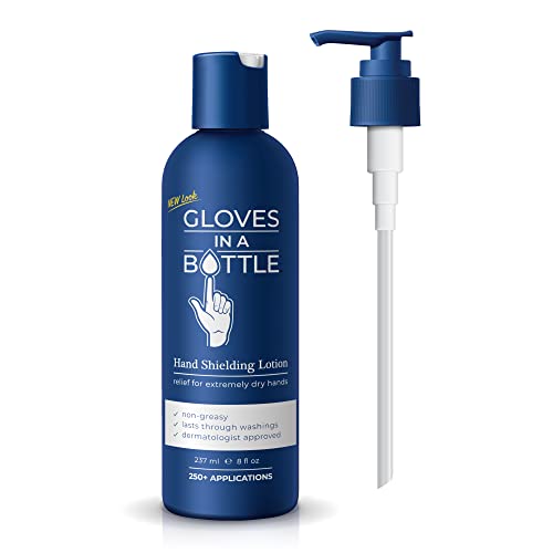 Gloves in a Bottle Shielding Lotion, Relief for Eczema and Psoriasis, (8 ounce)