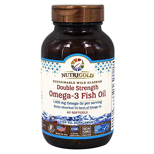 Double Strength Omega-3 Fish Oil 60 softgels