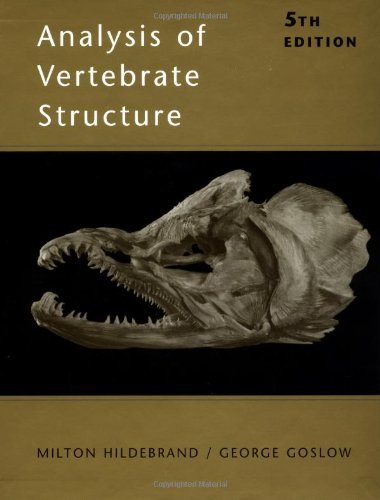 Analysis of Vertebrate Structure by Milton Hildebrand (March 13,1998)