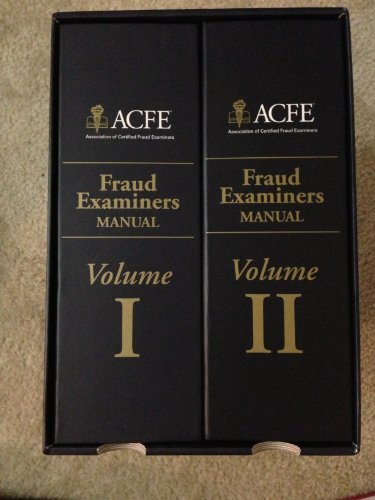 Fraud Examiners Manual by Association of Certified Fraud Examiners (March 26,1998)