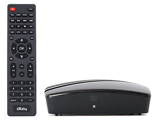 Get Rid of Cable - Use This eXuby Digital TV Converter Box for TV to View and Record Full HD Digital Channels at no Cost (Instant or Scheduled Recording, 1080P HDTV, HDMI Output) with RCA Cable