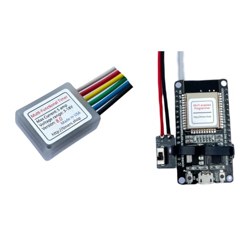 Small Miniature Timer on Off Cycling delay Relay 0.1 sec to 9999 Hours. 3V 12V 18V DC 5A. Power On Off delay, Cycling. Industrial Control and Hobby. and Programmer