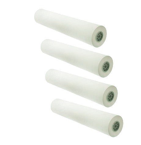 4 Rolls 24 X 150 24-Inch X 150 Foot 20lb Bond Paper 2" Core. By CES Imaging.