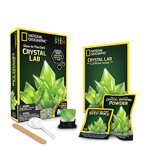 Glow-in-the-Dark Crystal Growing Science Kit by NATIONAL GEOGRAPHIC