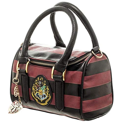Book Cover Harry Potter Hogwart's Crest Satchel Handbag with Charm