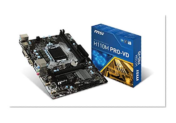MSI H110M Pro VD Carte mère Intel Micro ATX Socket LGA1151