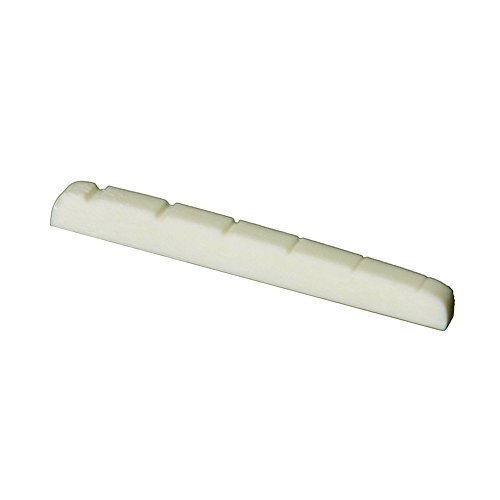 Greenten Modern and Vintage Electric Guitar 6 String Nut Cattle Bone Slotted for Fender Strat Replacement,1pc