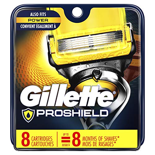 Gillette ProGlide Shield Razor Refills for Men, 8 Blade Refills
