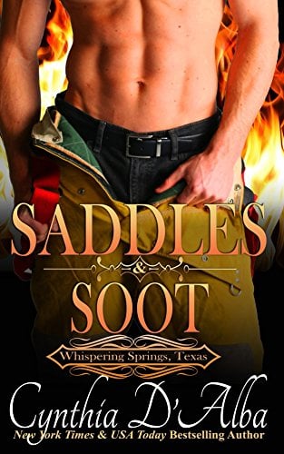 Book Cover Saddles and Soot (Whispering Springs, Texas Book 8)