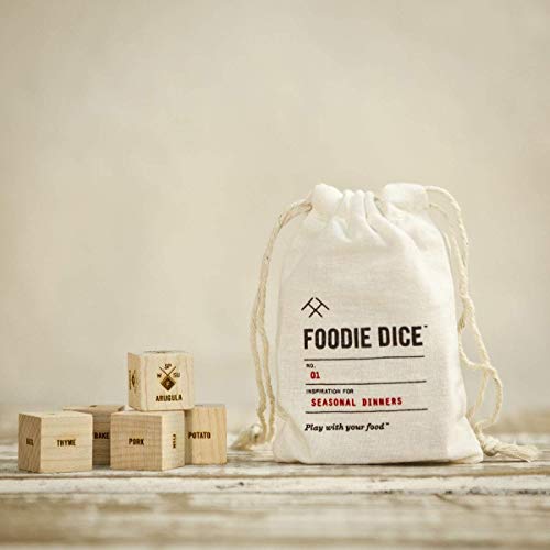 Foodie DiceÂ® No. 1 Seasonal Dinners (pouch) // Foodie gift, Mother's Day gift, cooking gift, date night, gift for mom