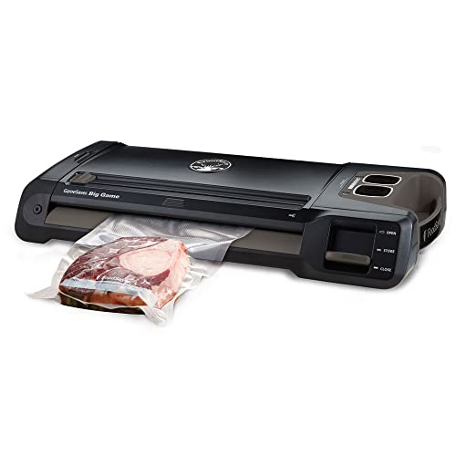 FoodSaver Vacuum Sealer GM710-000 GameSaver Big Game Sealing System, reg, Black