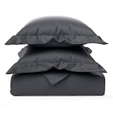 Cosy House Duvet Cover Set - 1500 Series Luxury Hotel Collection - Ultra Soft Brushed Microfiber Hypoallergenic Bedding -Comforter/Duvet Insert Protector & 2 Pillow Shams (King/Cal King, Grey)