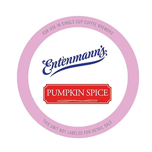 Entenmann's Pumpkin Spice Flavored Coffee Pods, Medium Roast Single Serve Coffee Pods for Keurig K Cups Brewer Machines, 20 Count