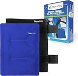 Pain Relief Flexible Ice Pack for Injuries by TheraPAQ | Hot & Cold Therapy Reusable Gel Pack/Heat Wrap - Great for Back, Waist, Shoulder, Neck, Ankle, Knee and Hip (Large Pack:14" X 6")
